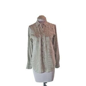 Equipmemt Femme Size XS Button Up Silk Shirt